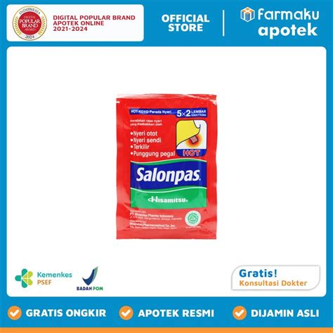 Jual Salonpas Hot Koyo Sachet Lembar TJD Shopee Indonesia