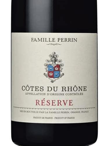 Famille Perrin C Tes Du Rh Ne R Serve Rouge Vivino Belgi