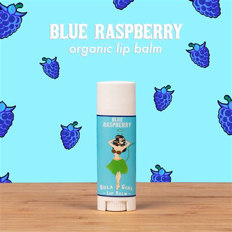 Blue Raspberry Lip Balm W Shimmer Hula Girl Lip Balm