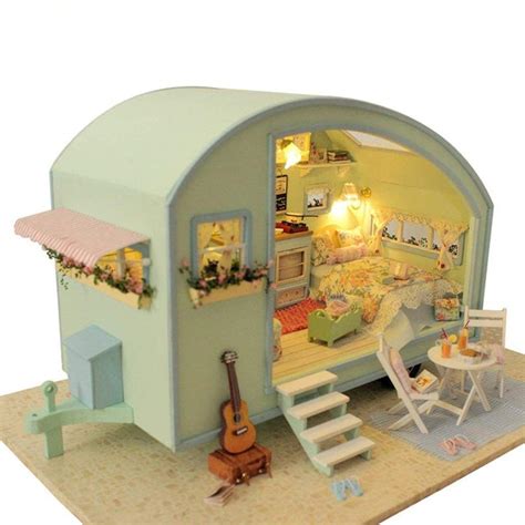 Amazon Rylai 3D Puzzles DIY Miniature Dollhouse Kit For Adults