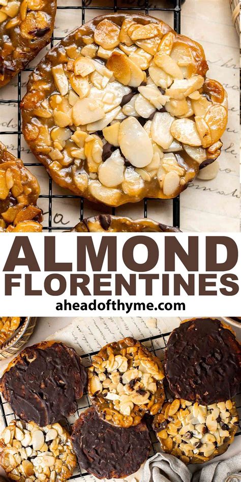 Florentines Recipe Diet Cookies Thyme Recipes Florentine Cookies