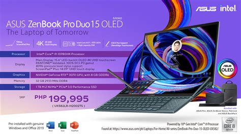 Asus Zenbook Pro Duo 15 Oled Launched In The Philippines Jam Online