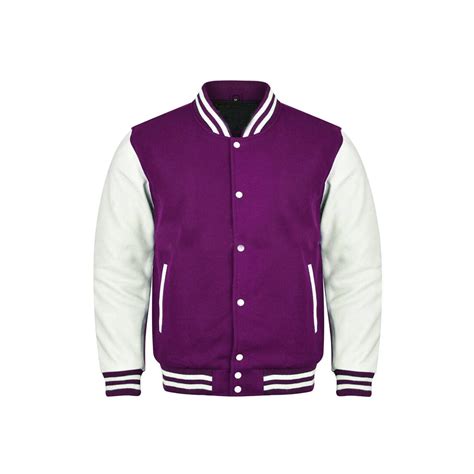 Varsityletter® Unisex Varsity Jacket 100 Real Leather White Sleeves