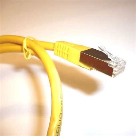 Cordon Rj45 Cat 6 F Utp 2m Jaune