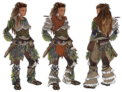 The Art Of Horizon Zero Dawn Characters