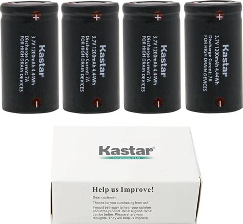 Amazon Kastar Battery 4 Pack Replacement For 3 7V 1200mAh Li Ion