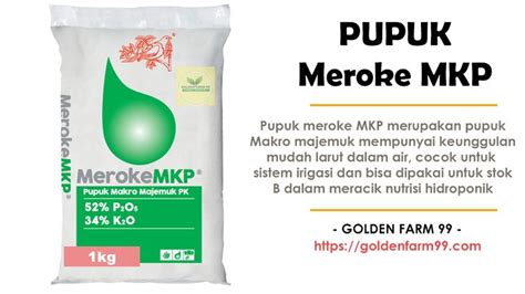 Cari Tahu Yuk Apa Itu Pupuk Makro Majemuk Meroke Mkp Dan Cara