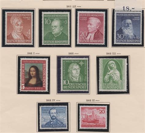 Germany Federal Republic 1952 1953 Complete Vintages Catawiki