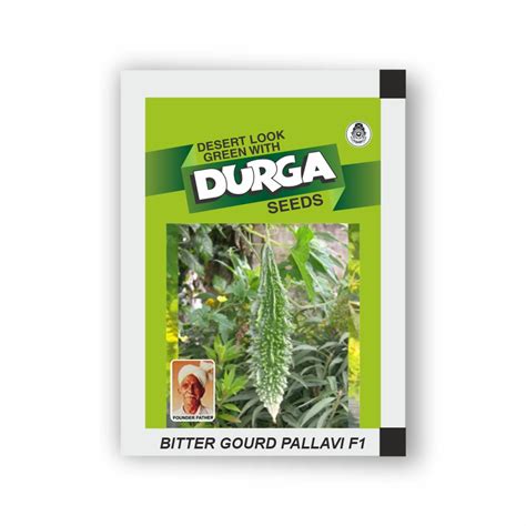 Durga Hybrid Bitter Gourd Pallavi F1 10 Gm Leafconagro