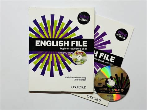 English File Beginner 3rd Third Edition Student Book Workbook Cd