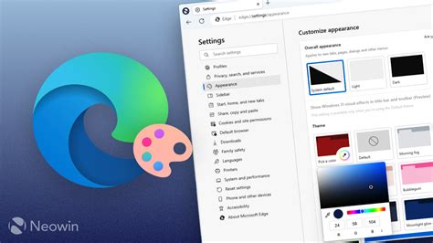 Microsoft Edge Canary now lets you create themes with custom colors - Neowin