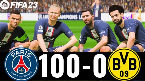 FIFA 23 MESSI RONALDO MBAPPE NEYMAR HAALAND ALL STAR PSG 100 0