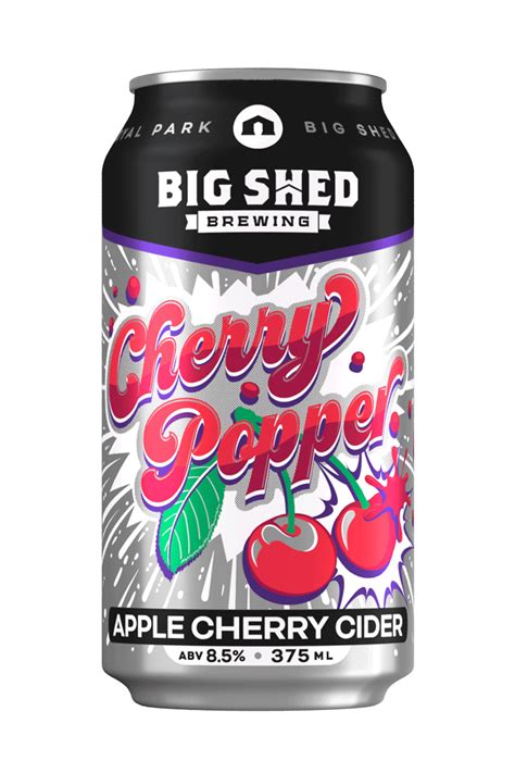 Cherry Popper Cider Big Shed Brewing Concern