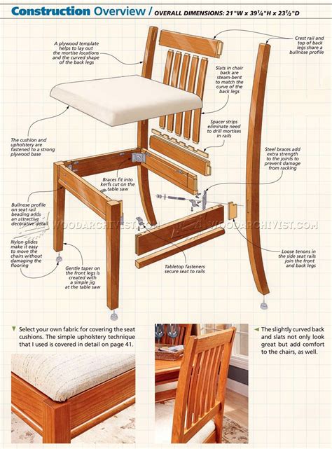 How To Build A Kitchen Table Chair At Naomi Staci Blog