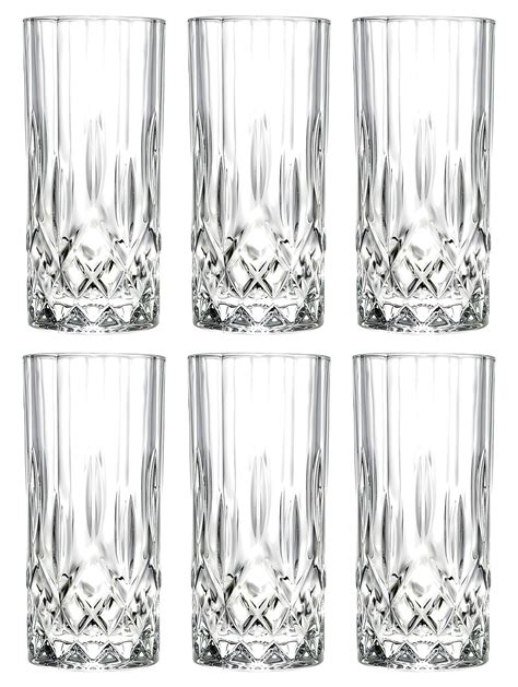 Buy Barski Highball Glass Set Of 6 Hiball Glasses Glass Crystal Beautiful Designed