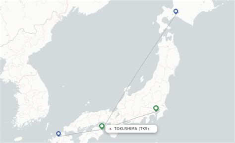 Direct Non Stop Flights From Tokushima Tks