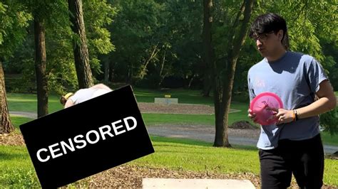 Disc Golf Turns Into A Heated V Basketball Game Youtube