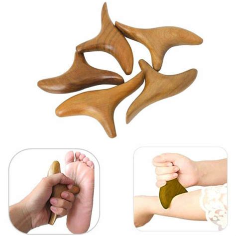 Body Trigeminal Massage Wood Massager Reflexology Wooden Spa Therapy