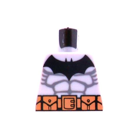 Lego Medium Stone Gray Batman With Gray Suit Torso Without Arms