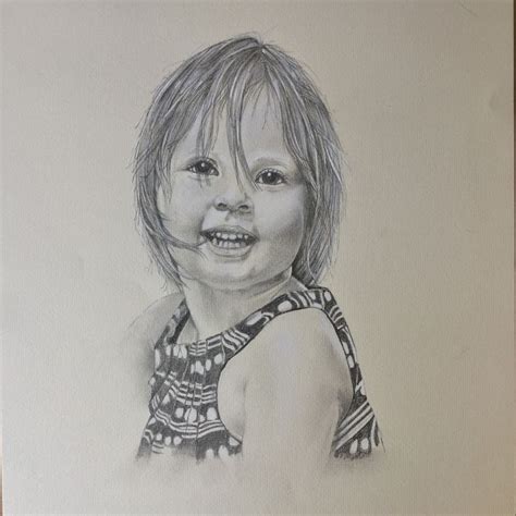 Quinn Pencil Drawing By Dave Frampton