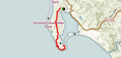 Bodega Dunes Campground Map