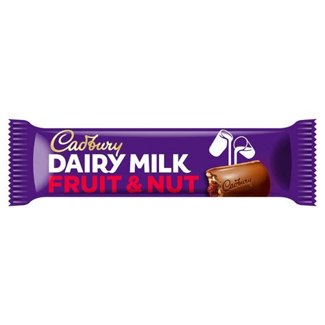 Cadbury Dairy Milk Fruit Nut Chocolate Bar 49g BB Foodservice