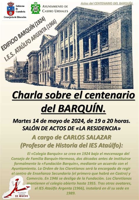 Charla sobre el Centenario del Barquín