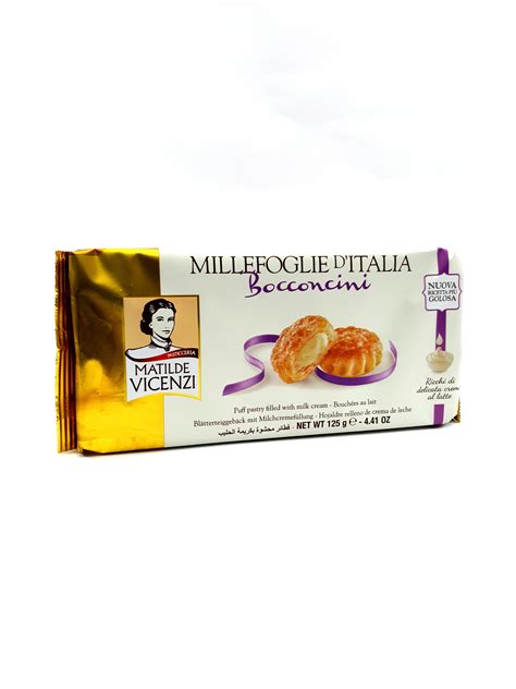 Matilde Vicenzi Puff Pastry With Milk Cream Bocconcini 125g Cicero S