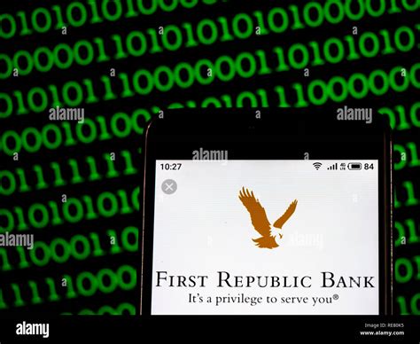 First Republic Bank logo seen displayed on smart phone Stock Photo - Alamy