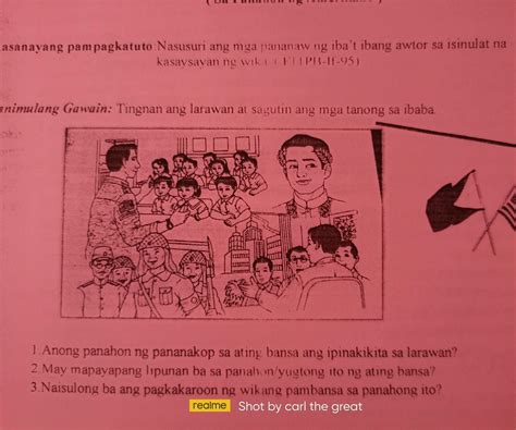 1 Anong Panahon Ng Pananakop Sa Ating Bansa Ang Ipinakikita Sa