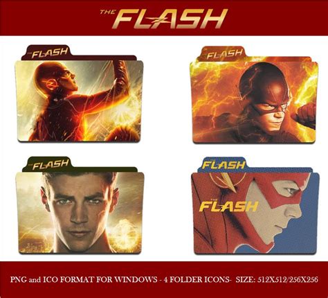 The Flash CW Folder Icon Pack II By Llyr86 On DeviantArt