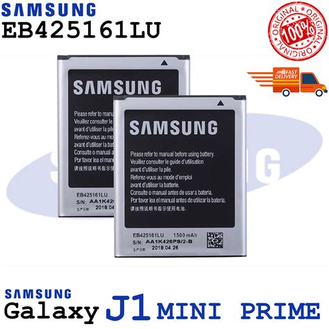 Samsung Galaxy J1 Mini Prime Battery 1500mAh 100 Original Lazada PH