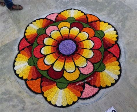 Best Onam Pookalam Design 78