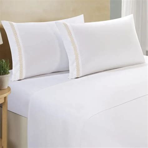 Luxury High Yarn Count Pure Egyptian Cotton Fabric For Bed Sheet