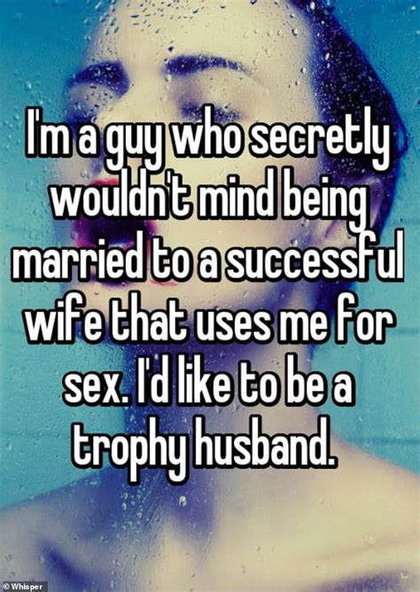 Men Reveal Why They Aspire To Be Trophy Husbands Daily Mail Online