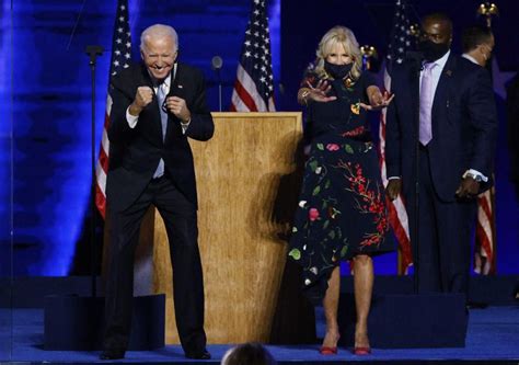 Joe Biden Celebra Su Victoria En Las Elecciones De Eeuu Levante Emv