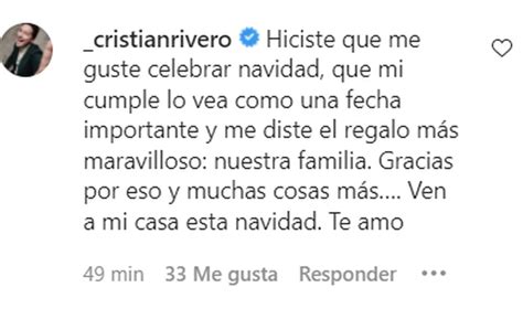 Gianella Neyra Envía Emotivo Mensaje De Cumpleaños A Cristian Rivero