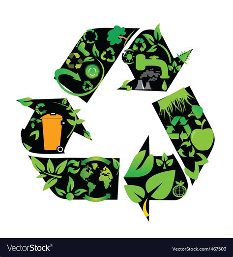 Recycle Icon Royalty Free Vector Image Vectorstock