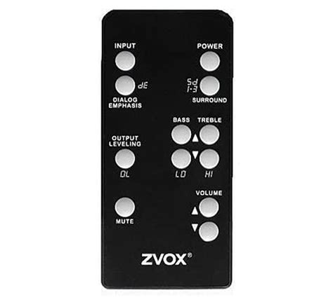 ZVOX Soundbase 320, 420 - remote control duplicate - $15.7 : REMOTE CONTROL WORLD