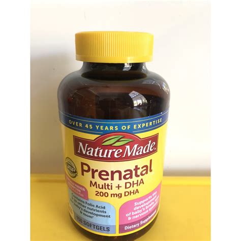 Viên Uống BÀ BẦu Nature Made Prenatal Multi Dha 150 Viên [date Mới] Shopee Việt Nam