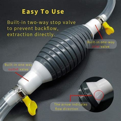 Buy Multifunction Liquid Sucker Manual Siphon Pump For Gasoline