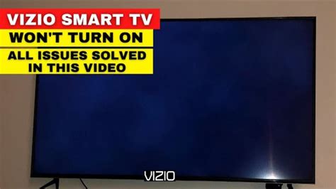 Vizio Tv Not Turning On Light Blinking