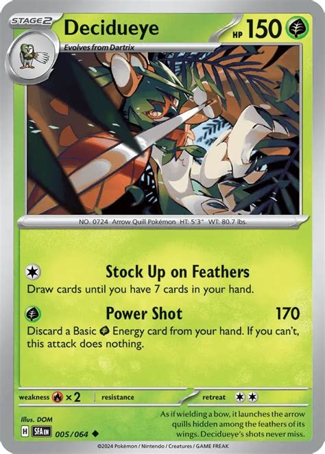 Decidueye Hisuian Electrode Tangrowth PokemonCard