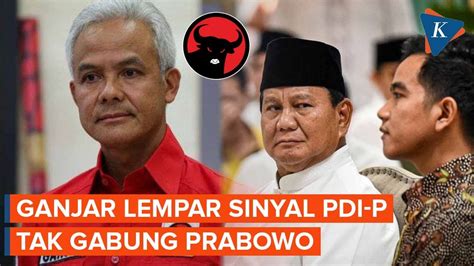 Ganjar Singgung Tak Ada Kader Yang Dipanggil Prabowo Sinyal PDI P Tak