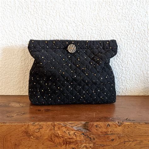 Pochette Mia Noire Pom Cannelle Et Patchichi