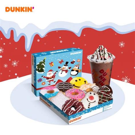 23 Nov 2022 Onward Dunkin Christmas Red Velvet Choco Cake Donut Promo