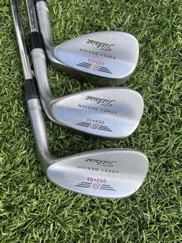 Titleist Vokey Tour Chrome Wedge Set 525460 Degree Grooves Are Very