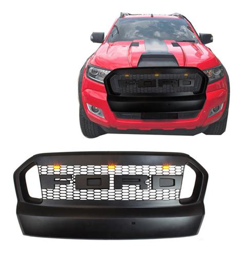 ARIZONE AUTOPARTS Parrilla Frontal T7 Con Luz Letras Led