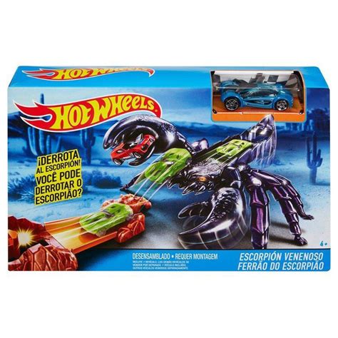 Hot Wheels Pista Criaturas Ferrão Do Escorpião Dwk Mattel Submarino