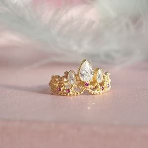 Princess Crown Ring, Princess Jewelry, Princess Crown Engagement Ring ...